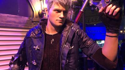 Close Up With A Life-Sized Nero From Devil May Cry 5