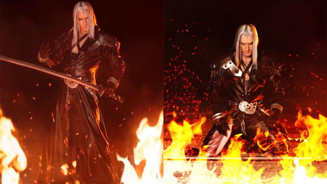 Sephiroth Cosplay Rises From The Flames