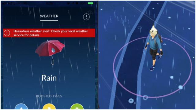 Pokémon Go Doesn’t Want You Playing Outside During Typhoons