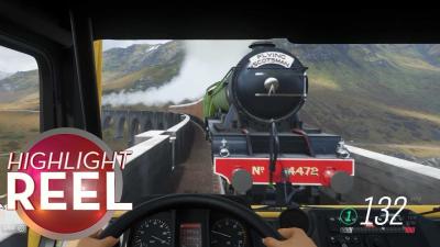 Forza Player Catches Train