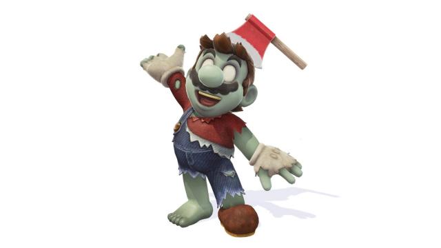 Mario Is Dressing Up As Luigi For Halloween