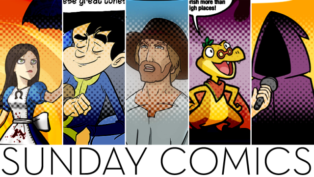 Sunday Comics: Flying Heavenly Clouds