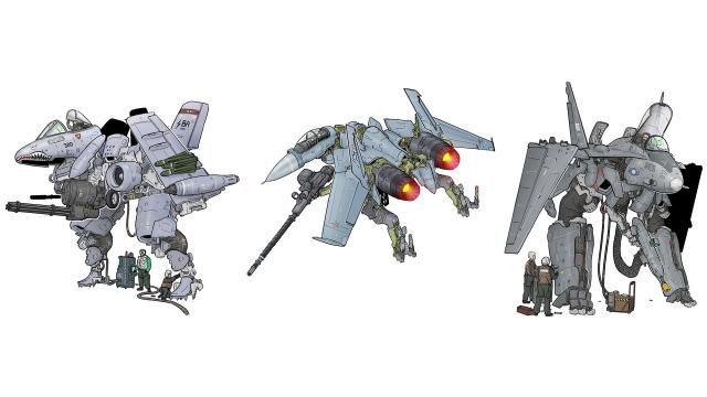 Modern Fighters As Transforming Mech