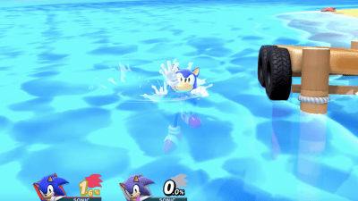 Some Smash Ultimate Fighters Get Hurt Just By Trying To Swim