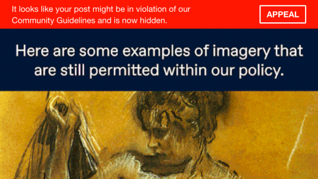 Tumblr’s Porn Filter Flags Its Own Examples Of ‘Permitted’ Nudity