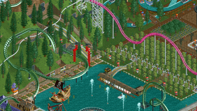 A Classic Christmas Song Interpreted Through Rollercoaster Tycoon