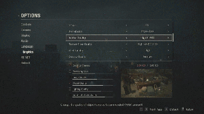 Resident Evil 2 Remake On PC Has A Fantastic Graphics Menu