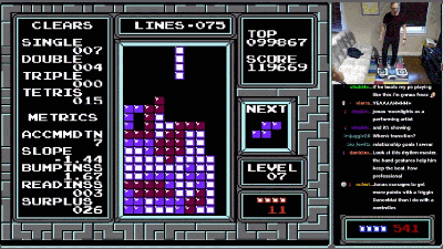 Tetris World Champion Tries To Play With A Dance Dance Revolution Mat, Does OK