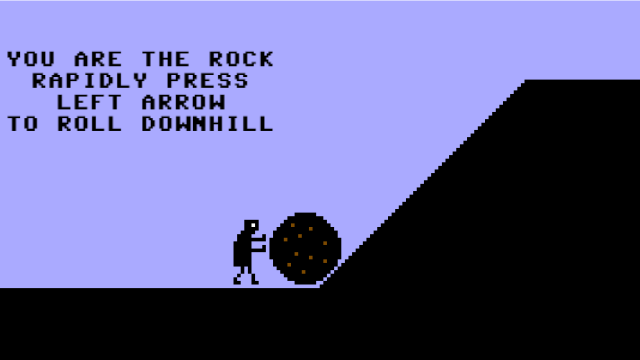 A Game Where You Are The Boulder Sisyphus Must Push
