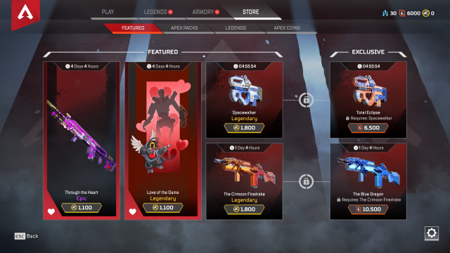 The New Apex Legends Skin Prices Are Too Damn High