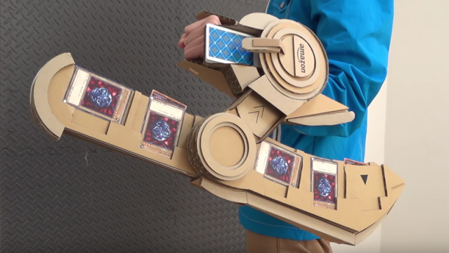 Yu-Gi-Oh! GX Duel Disk Remade In Cardboard
