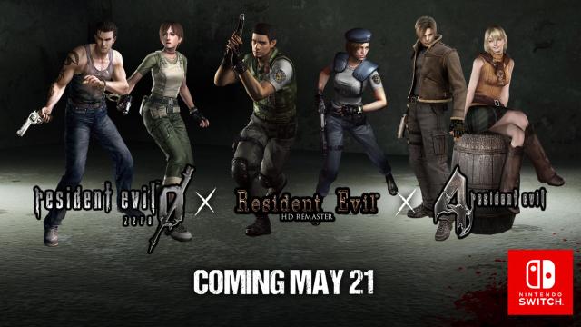 Resident Evil 1, 4, And 0 Are Coming To Switch