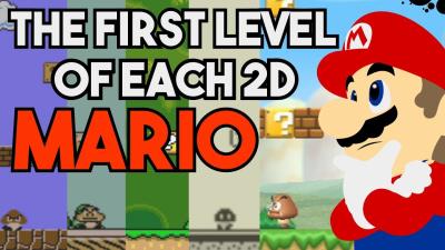 Mario Games Have Amazing First Levels