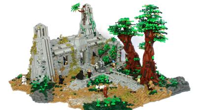 Star Wars: Battlefront II Level Turned Into Giant LEGO Set
