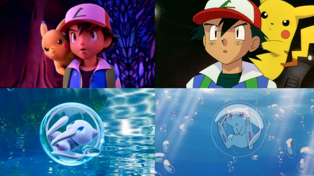 Anime Pokémon Compared With The New CG Movie Version