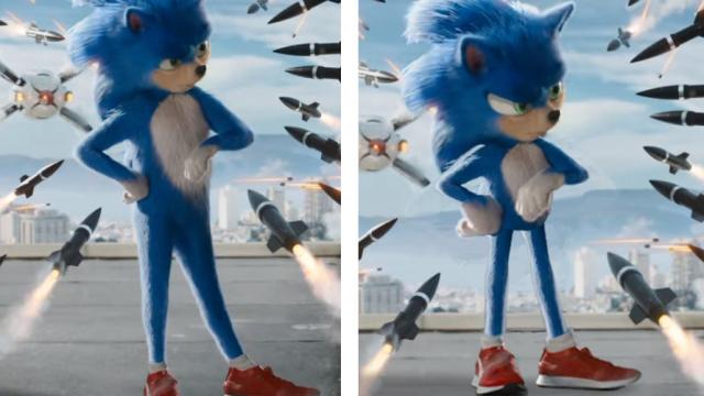 Artist Fixes Live-Action Sonic The Hedgehog