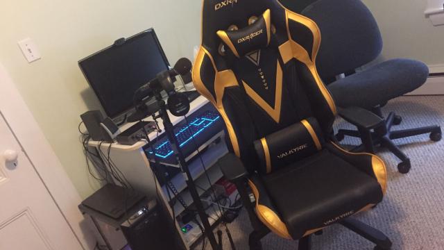 My Hideous, Comfortable Gamer Chair Fills Me With Existential Dread