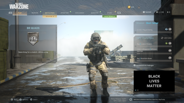 Call Of Duty: Modern Warfare Adds Black Lives Matter Message
