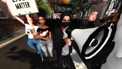 Sims Players Hold Virtual Black Lives Matter Rally