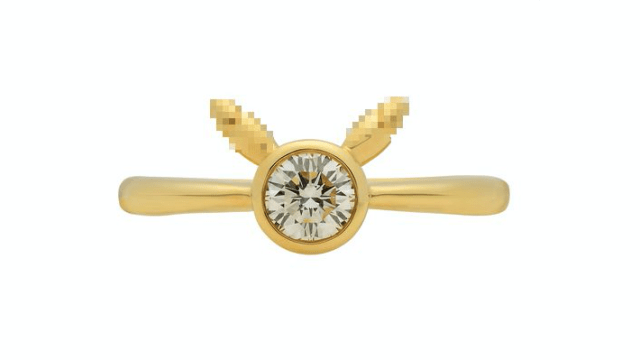 A $4,700 Pikachu Engagement Ring That Looks Kinda NSFW