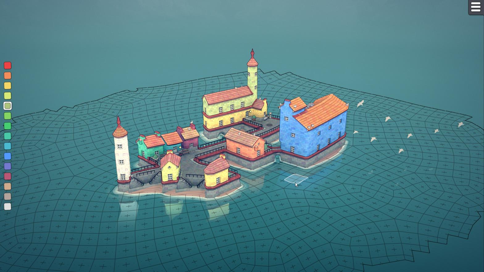 Townscaper (Screenshot: Steam)