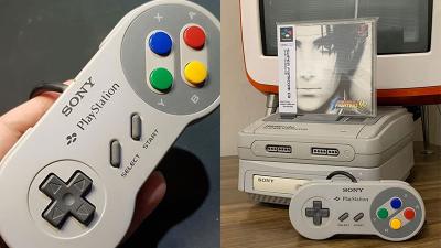 Fan Builds His Own SNES x PS1 Hybrid