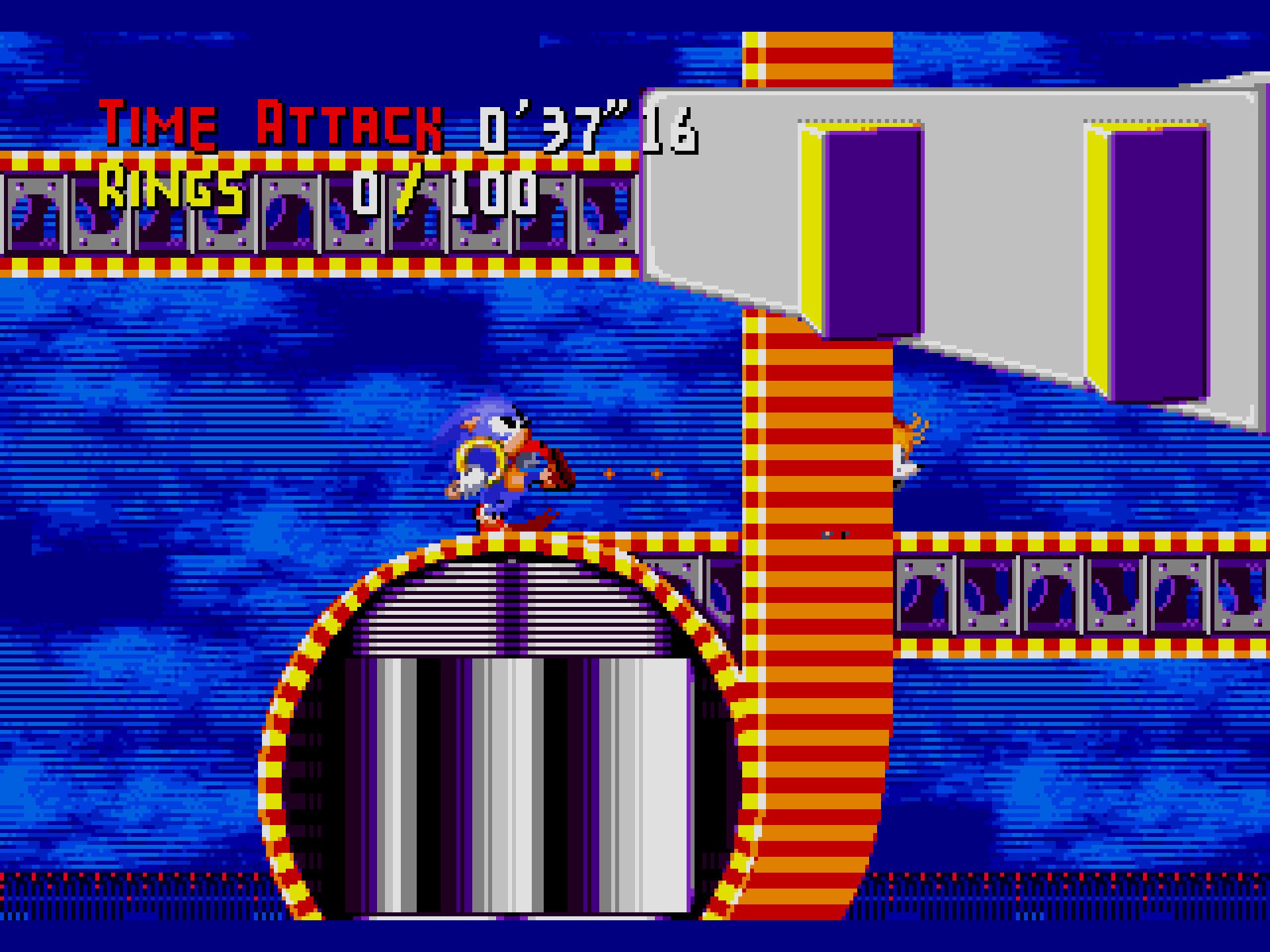 Sonic the Hedgehog (8-bit)/Comparisons/Green Hill Zone - Sonic Retro