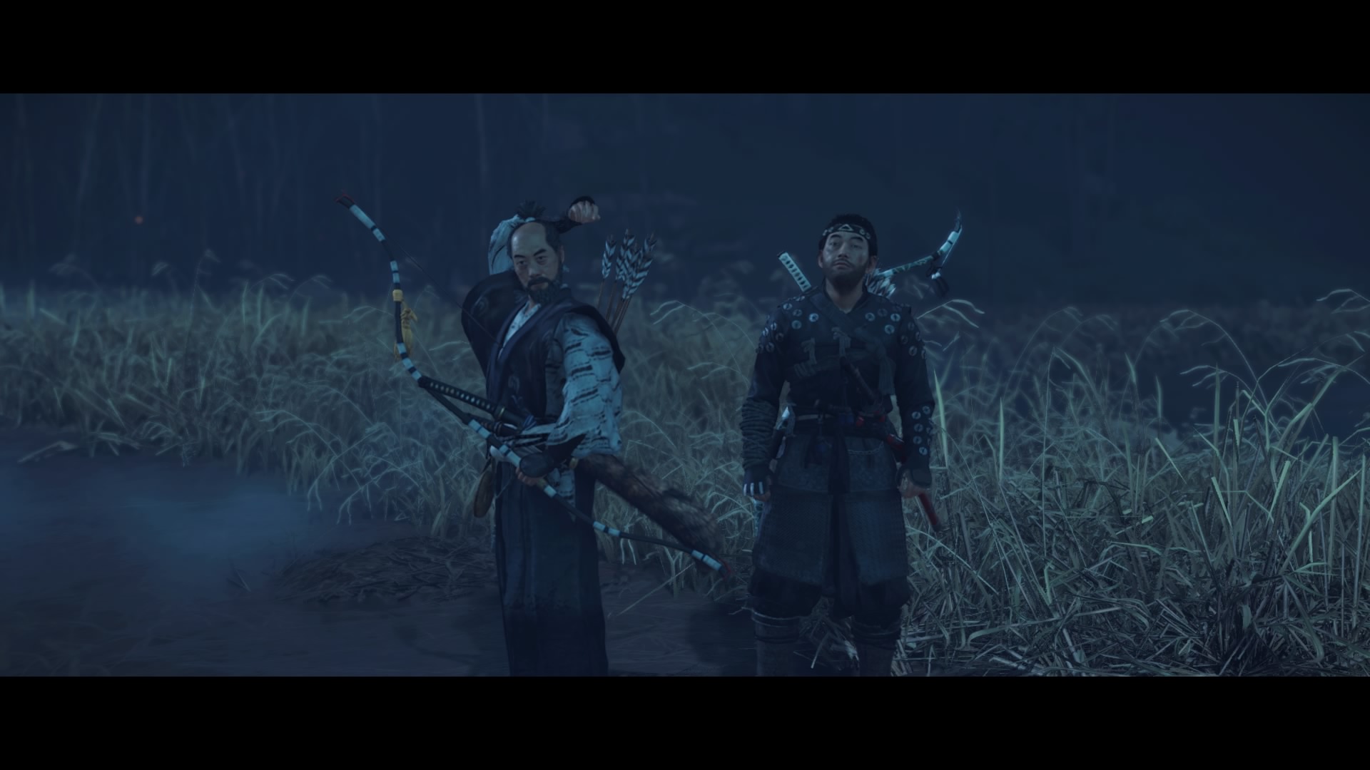 Sensei Ishikawa and Jin (Screenshot: Sucker Punch / Kotaku)