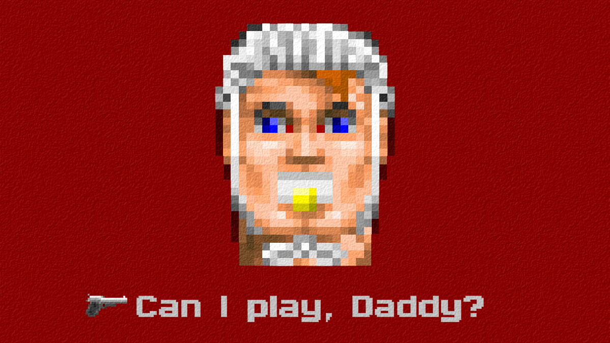 No, son. Video games are bad. (Image: id Software / Kotaku)