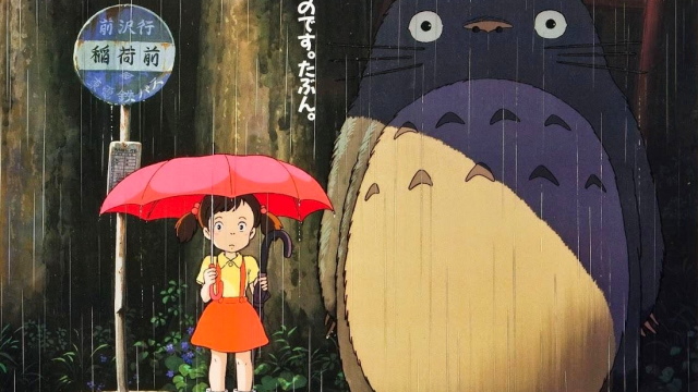 The Mysterious Girl On The My Neighbour Totoro Poster