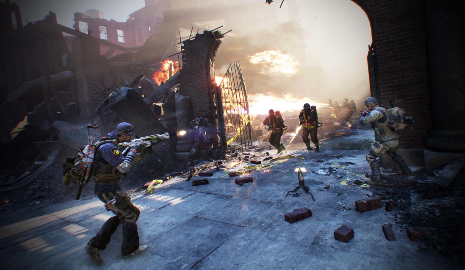 Dudes shooting at each other in The Division. (Screenshot: Massive Entertainment)