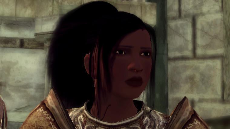 She looks much better in-game than she did in the character creator. I was surprised. (Screenshot: BioWare)