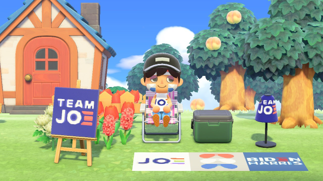 Biden Campaign Brings Centrist Yard Signage To Animal Crossing