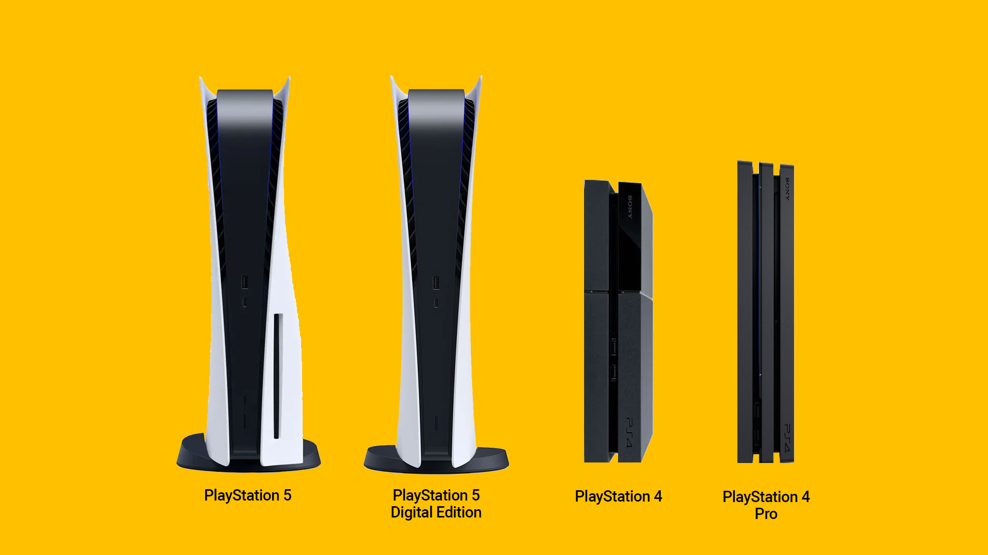 And here's the PS5 vs the PS4 (Image: Kotaku)