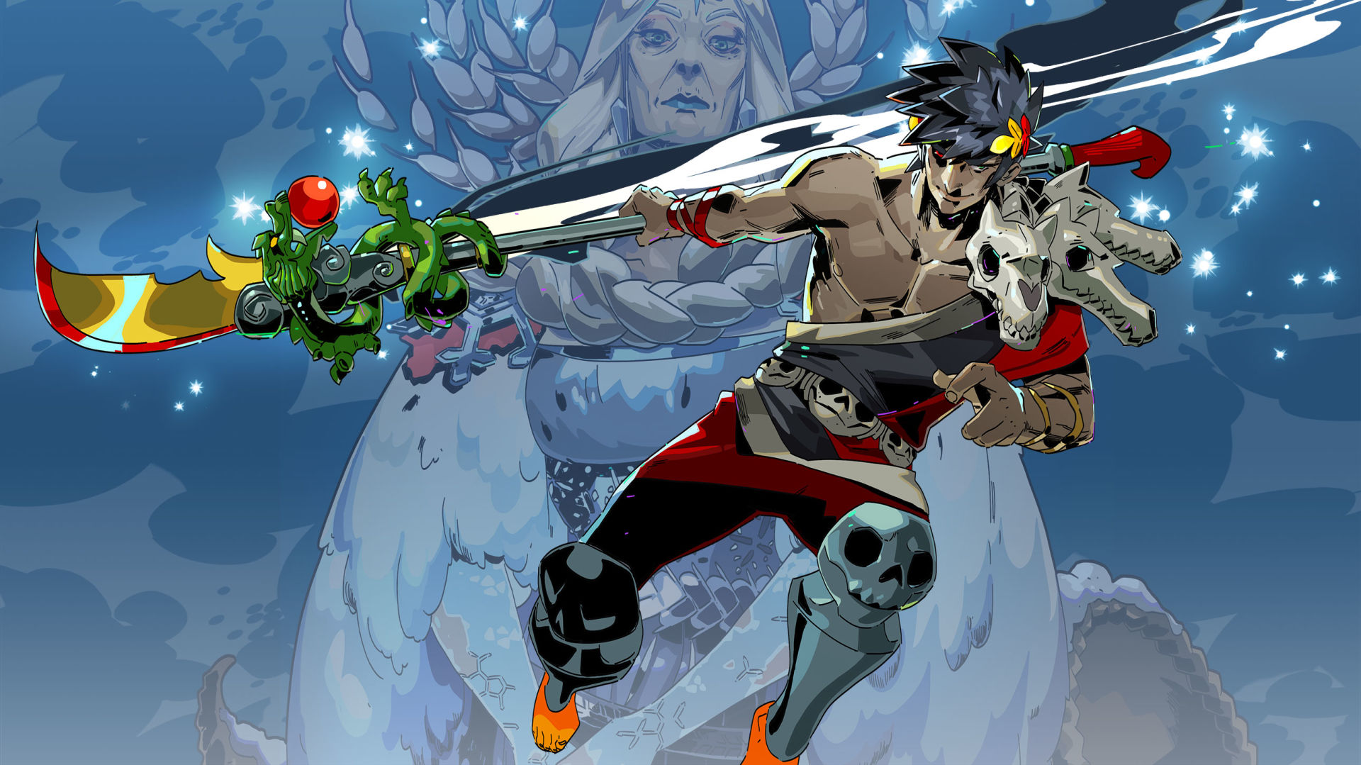 Varatha, The Eternal Spear in the Aspect of Guan Yu. (Image: Supergiant Games)