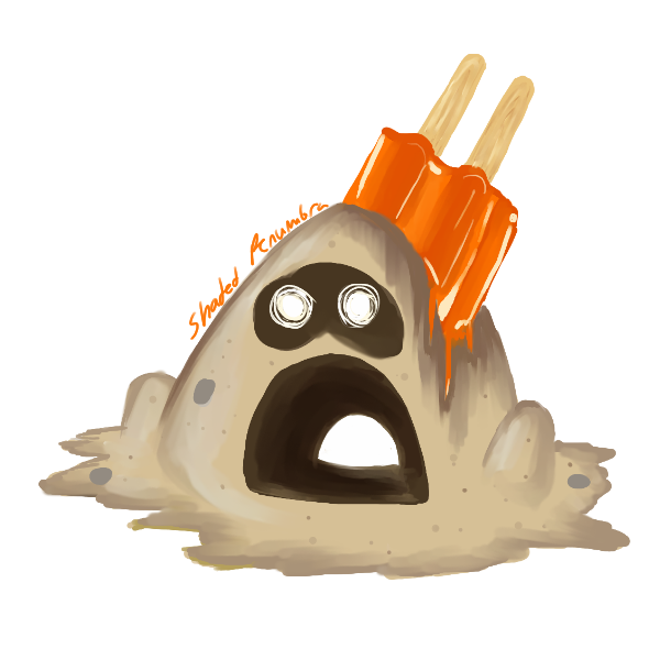 Sandygast Is A Sand Monster Who Mind Controls Kids