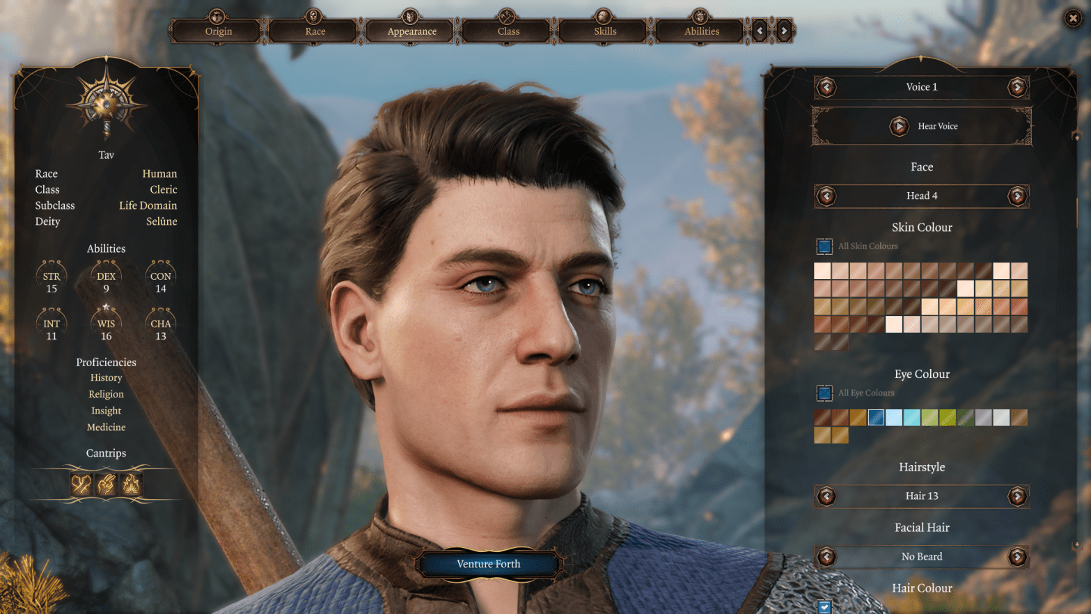 Behold! The sum total of all your character creator choices. (Screenshot: Larian Studios)