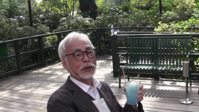 Let’s Watch Hayao Miyazaki Have An Ice Cream Float