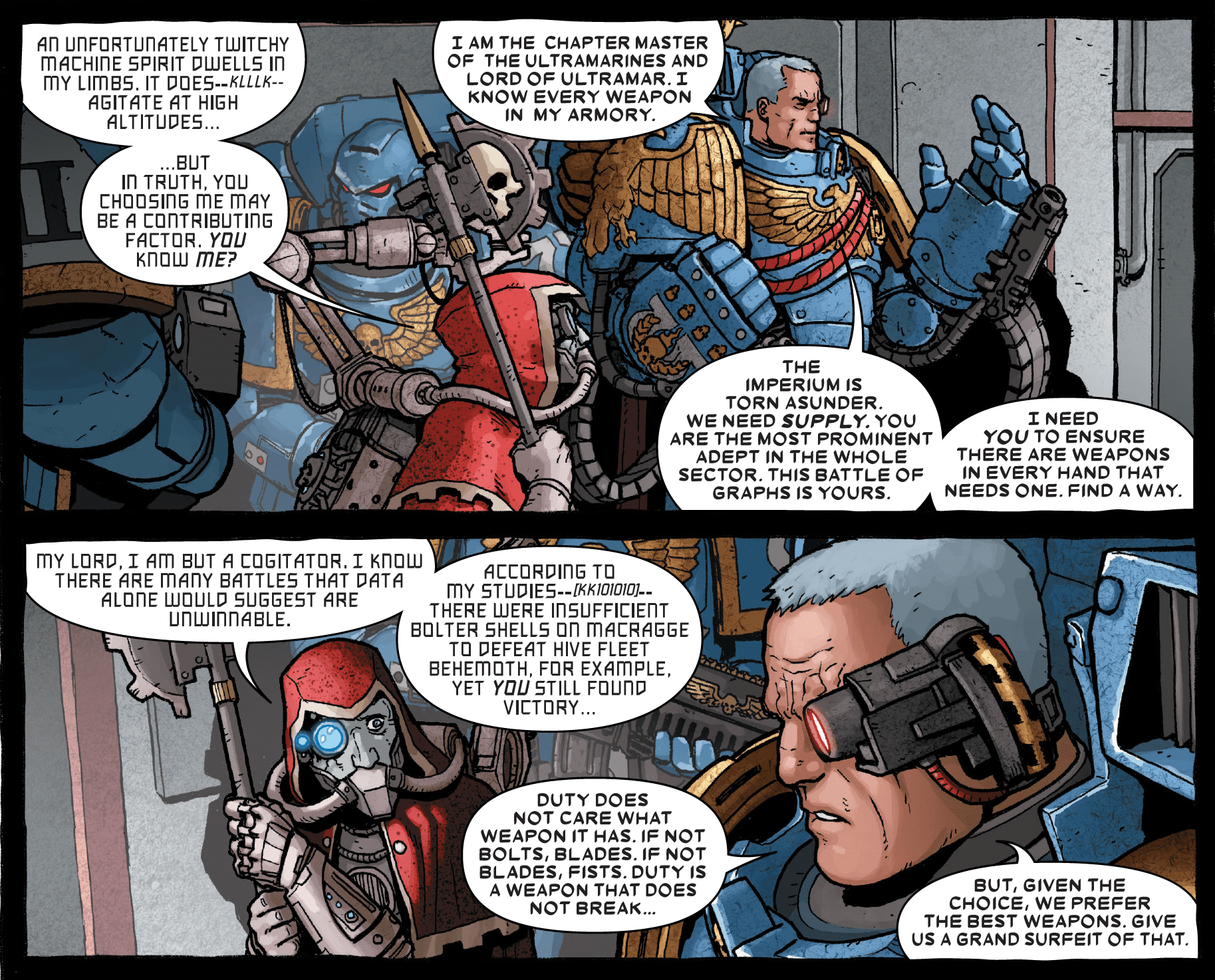 The Best Thing About Marvel’s Very Loud Warhammer 40K Comic Is the Quietest Detail