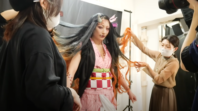 Team Of Makeup Artists Turn Celebrity Into Anime Character