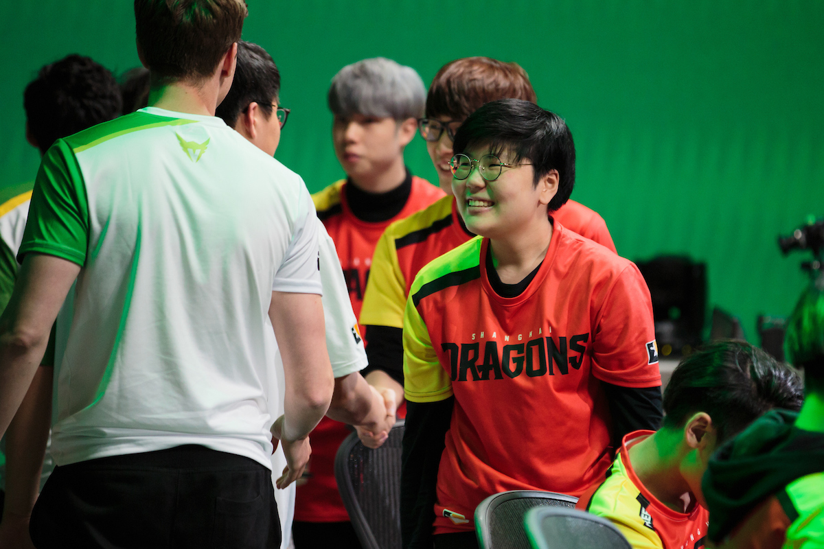 All hail Geguri, First of her name, Mother of Zarya mains and Queen of the Frogs. (Photo: Robert Paul / Blizzard Entertainment)