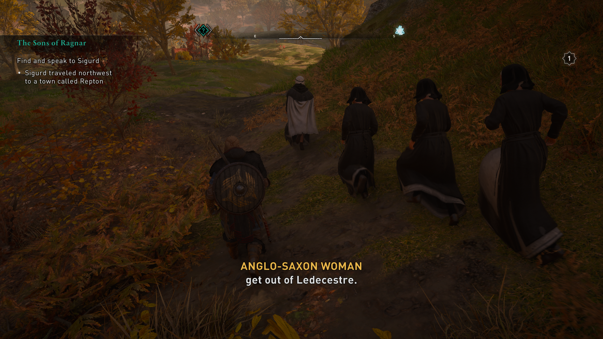 Helping out some nuns.  (Screenshot: Ubisoft / Kotaku)