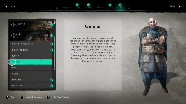 I Really Like Assassin’s Creed Valhalla’s Easily Readable Lore Screens