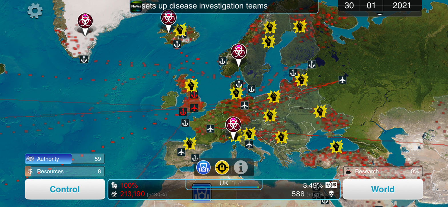 Screenshot: Ndemic Creations