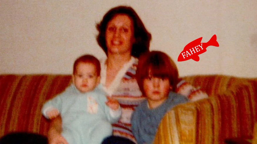 Can you spot the Fahey? We've added a clue. (Photo: Fahey family)