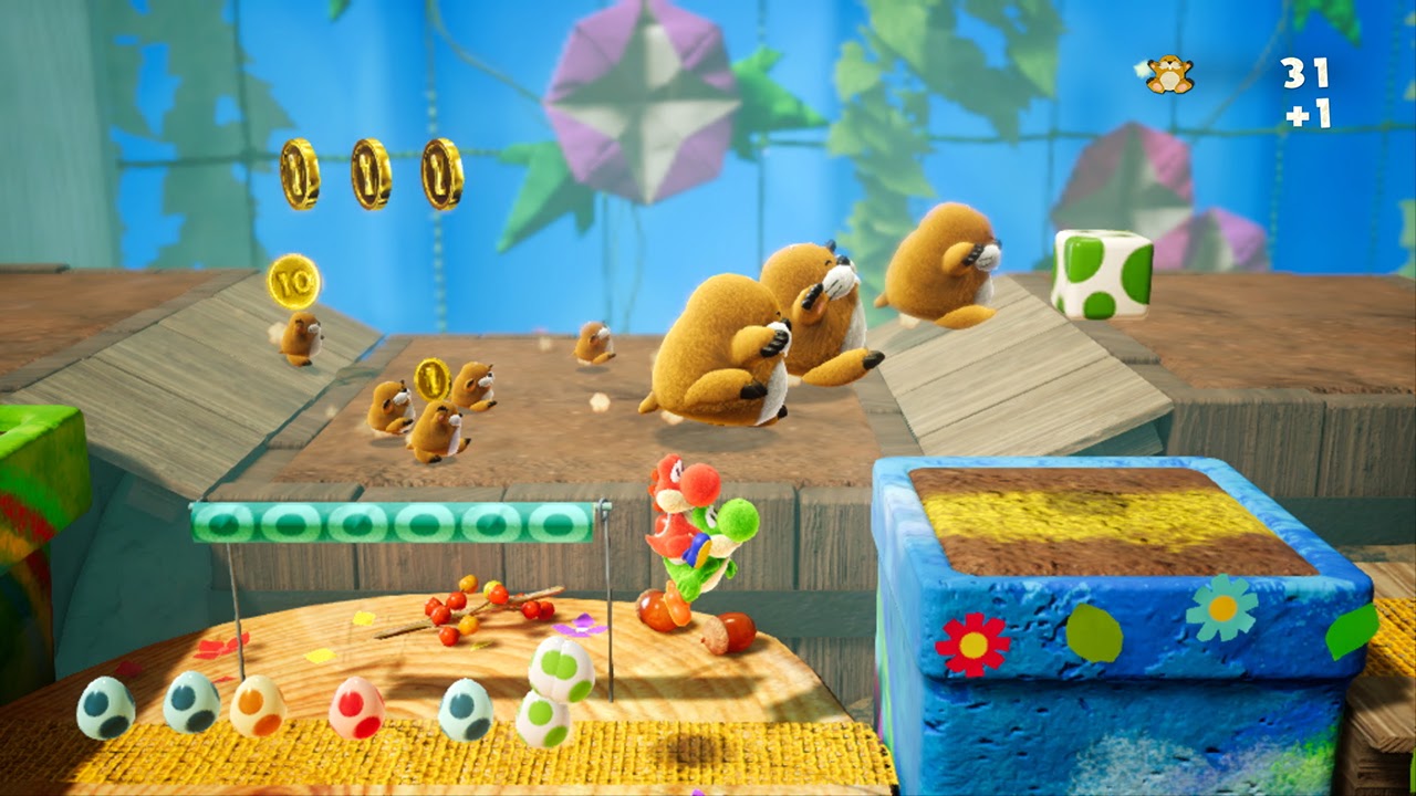 Unrelated screenshot of Yoshi's Crafted World. (Screenshot: Nintendo)