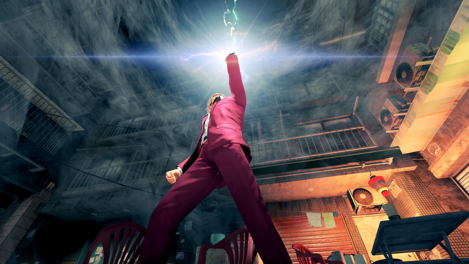 Kasuga has the power! (Screenshot: Sega)