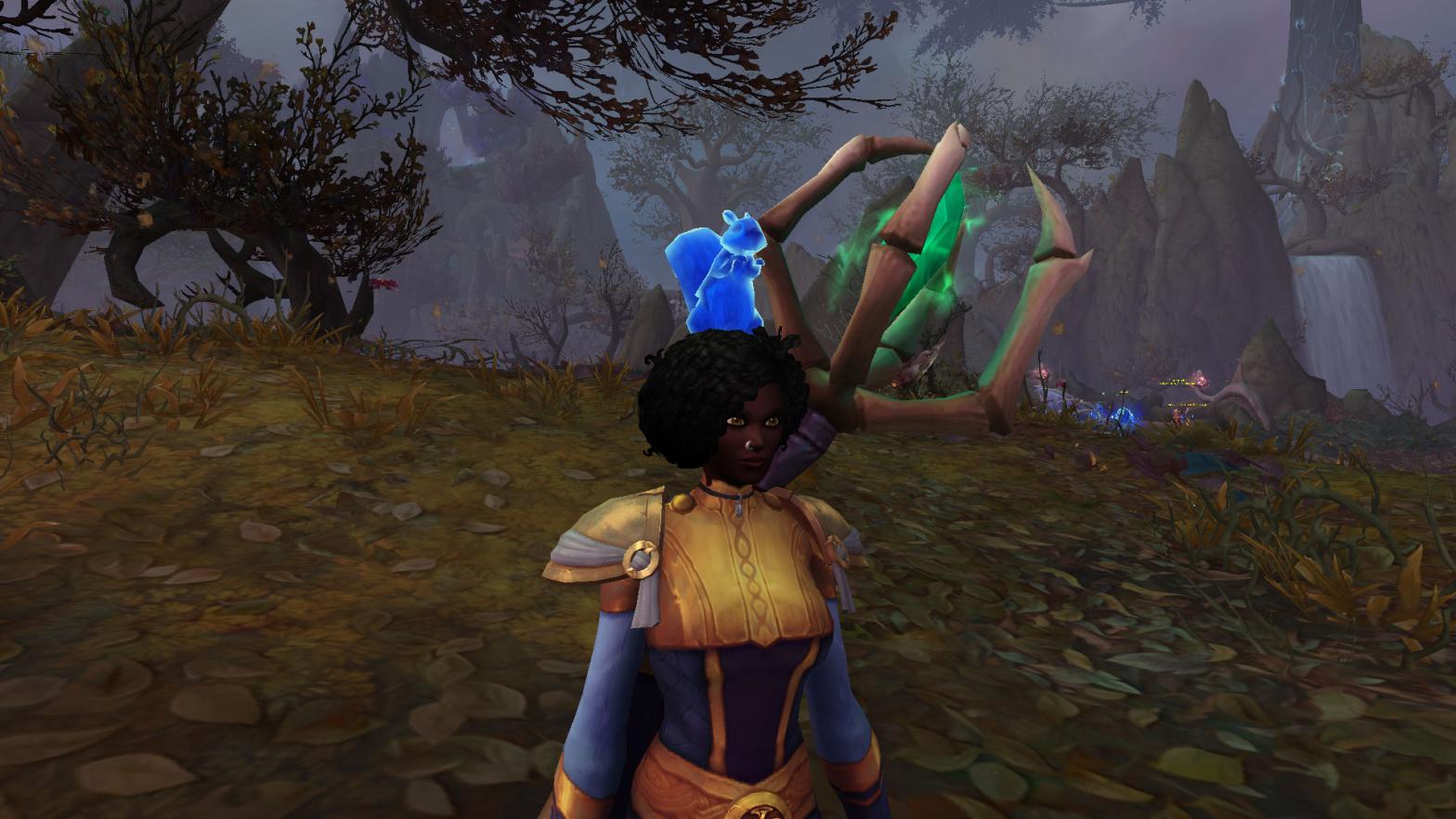 No thoughts, head empty...except for this squirrel. (Screenshot: Blizzard)