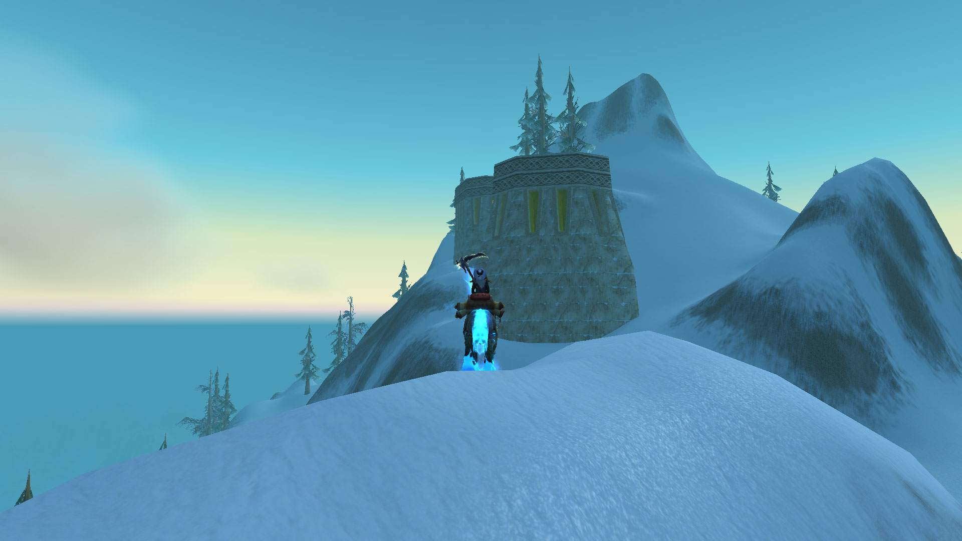 At the top of Ironforge, there are no emotions, only vibes. (Screenshot: Blizzard)