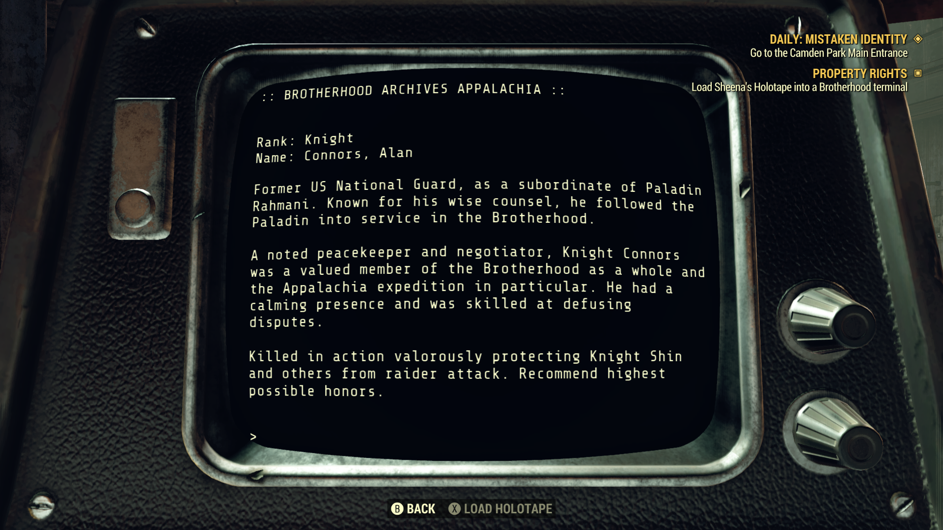 Secrets and nuance are still mostly tucked away in computer terminals.  (Screenshot: Bethesda / Kotaku)